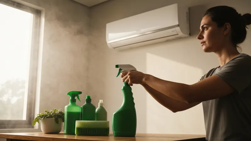 Utilisation de produits écologiques pour l'entretien